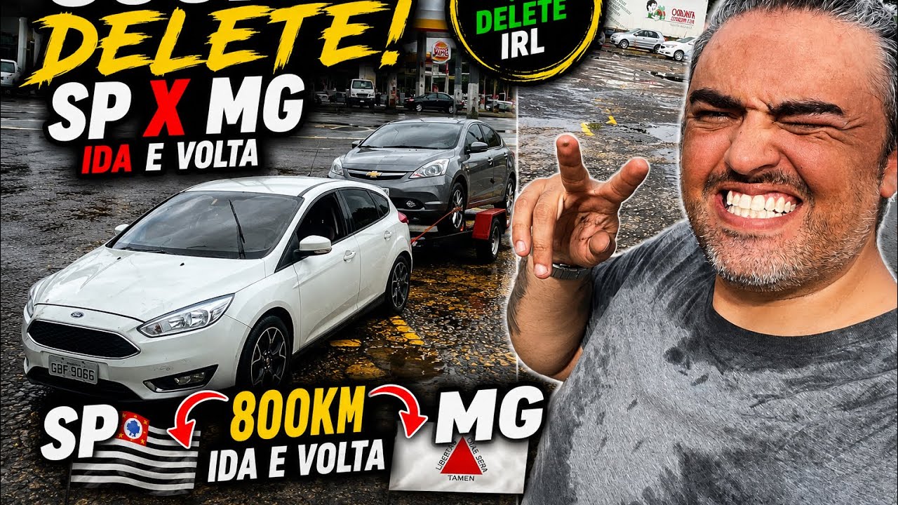 LEVEI UM HONDA FIT PRA MINAS GERAIS E TROUXE UM COBALT PRA SP - 400km Delete ✅ IRL