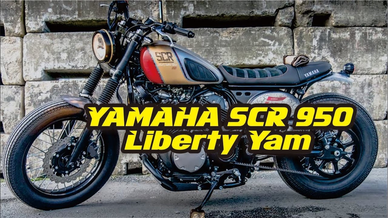 A custom France Taste YAMAHA SCR 950  built by Liberty Yam