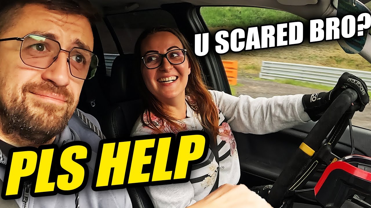 She Scared Me in Her E36 Sh💩tBox Drift Missile! // Nürburgring