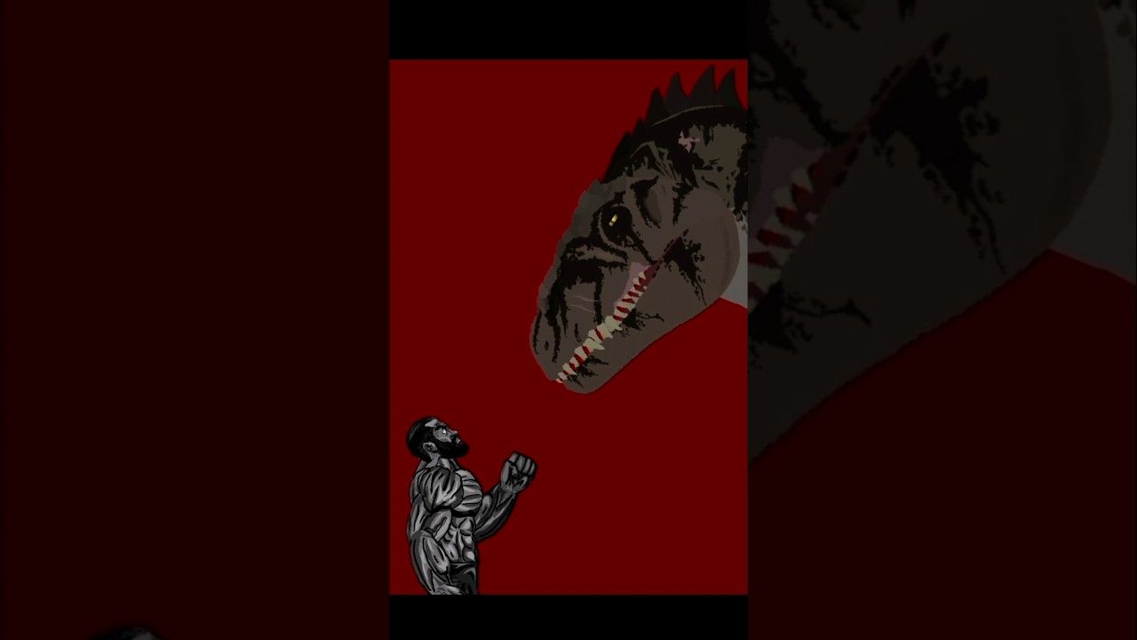 gigachad VS giganotosaurus #gigachad #chad #giga #giganotosaurus #animation #dinosaurs