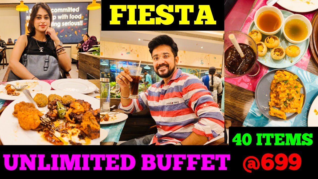 FIESTA'S UNLIMITED BUFFET🔥40+ Items at Rs 599 | New Barbeque Nation Buffet in Kolkata | Best Buffet
