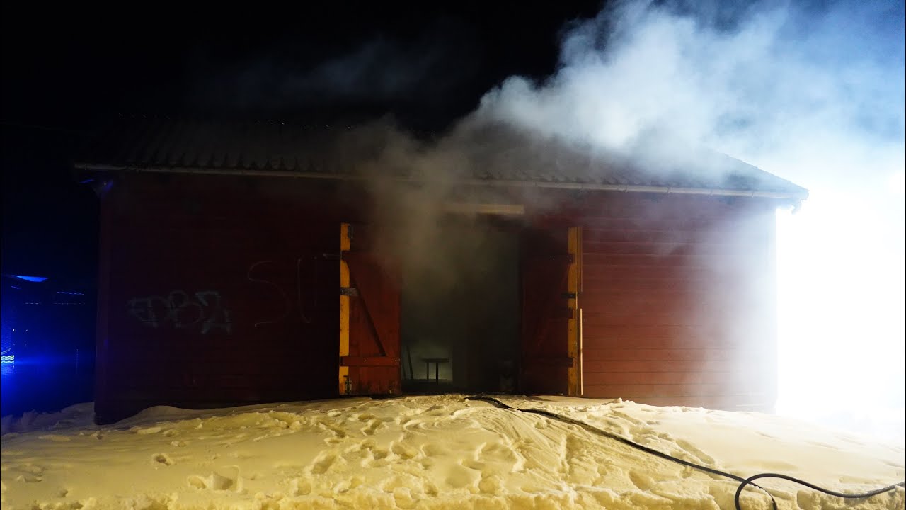Brand og hærværk på Stenlille station natten til Mandag 16/2-26