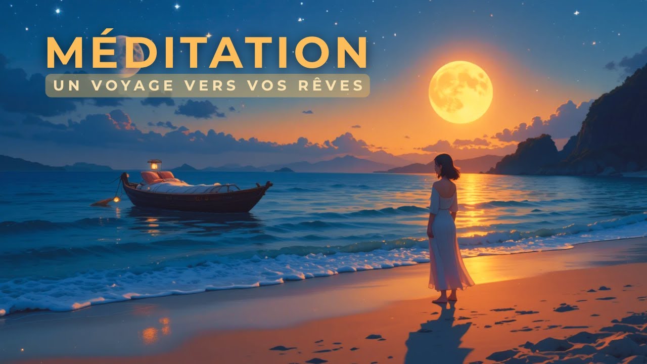 Méditation guidée pour s’endormir 🌙 L’océan de la tranquillité | +1h de musique pour rêver