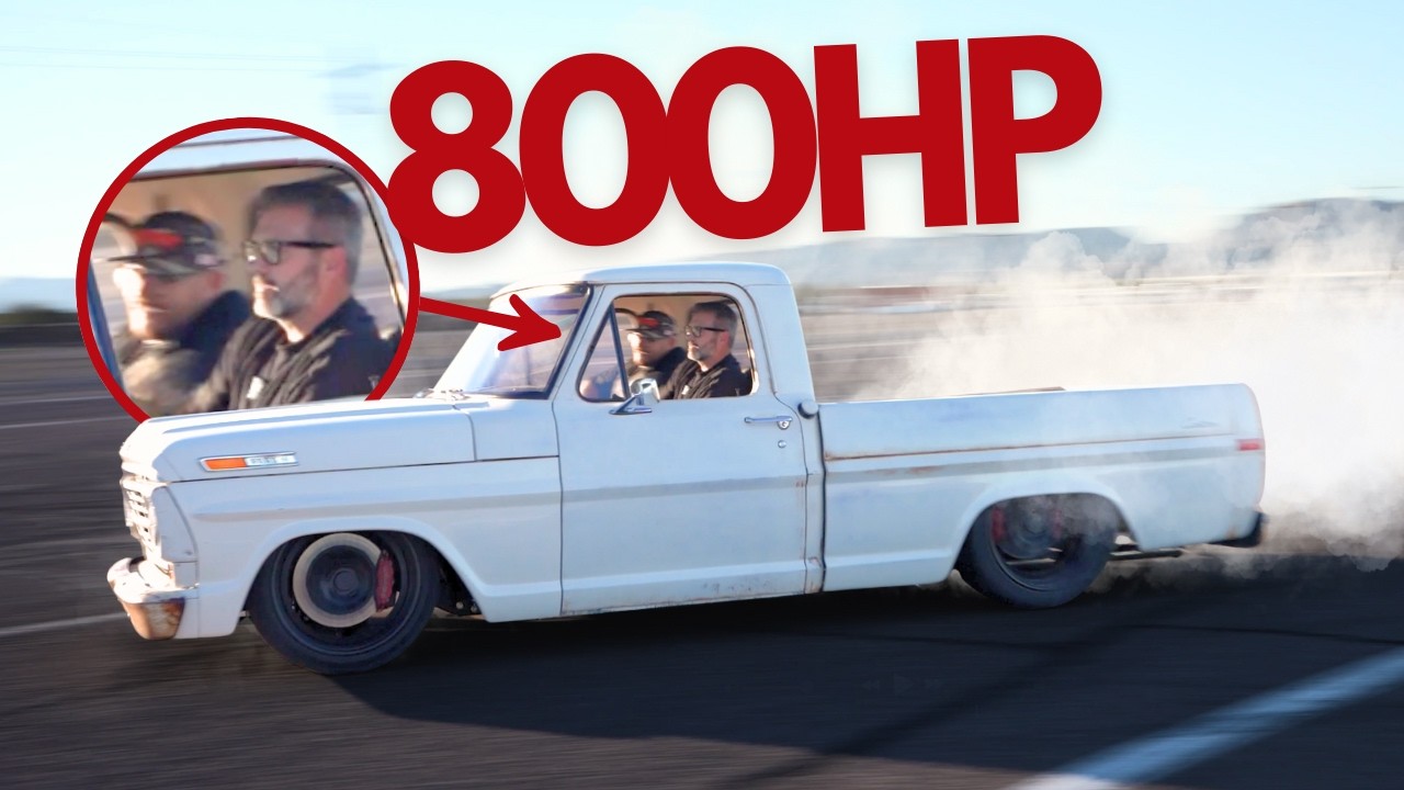 Learning To Drift a GT500 Swapped 1971 F100 (With a Pro Drifter)