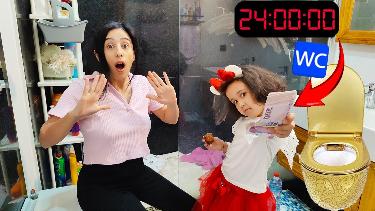 24 Saat Tuvalette Kaldık Son Çıkan Kazanır Bir Deste Para Ödüllü