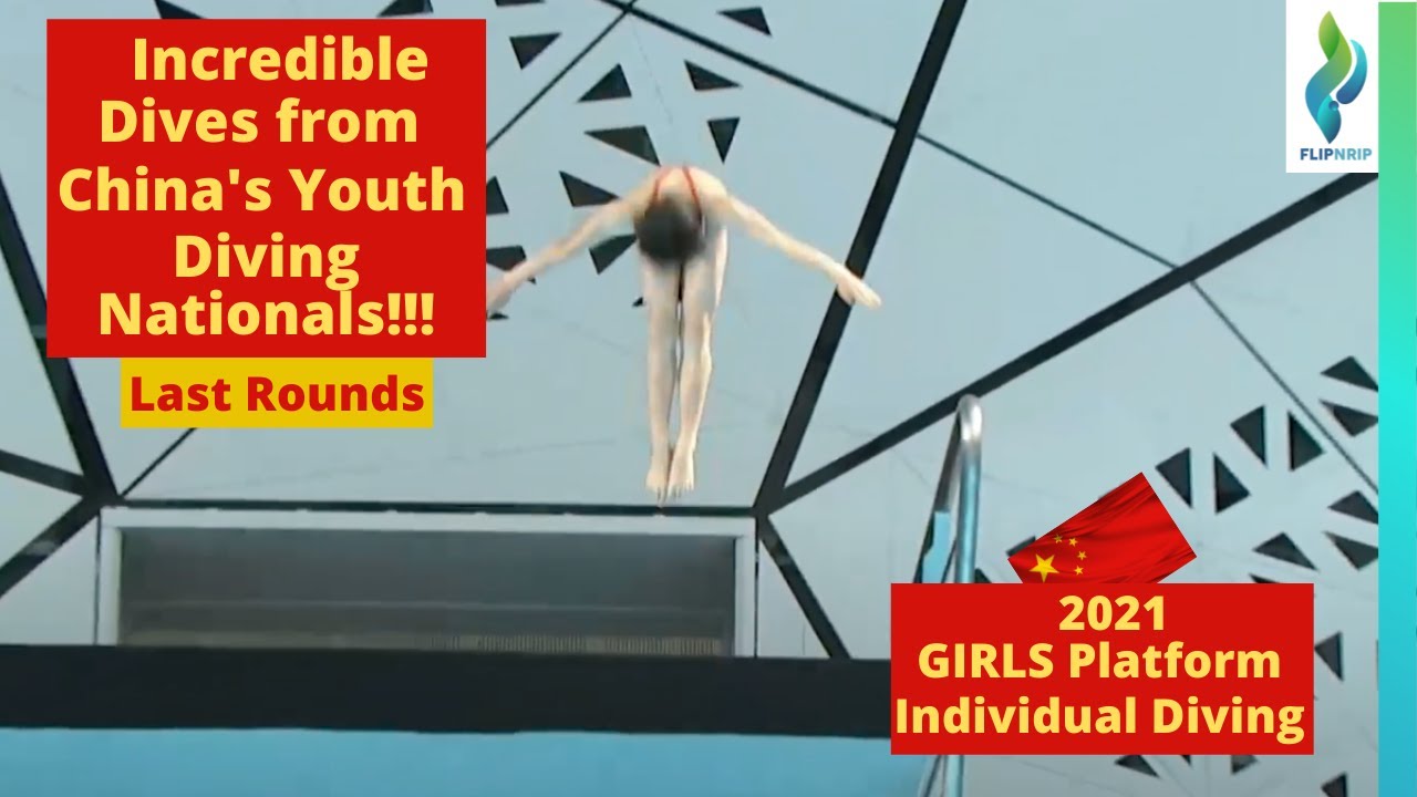 2021 China Youth Diving Nationals  - Girls Platform Diving Competition - Last rounds