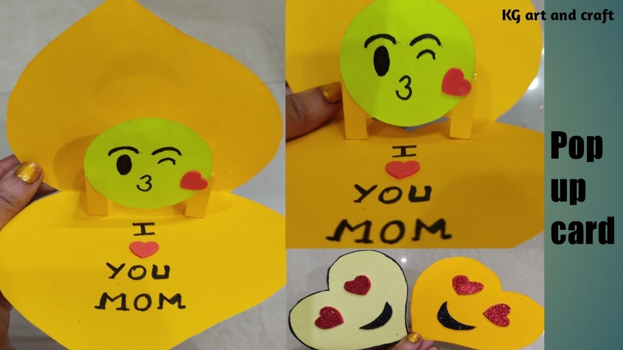 Mother's day card/ Handmade Mother's Day Pop up card/ Mother's day card easy/Pop up card