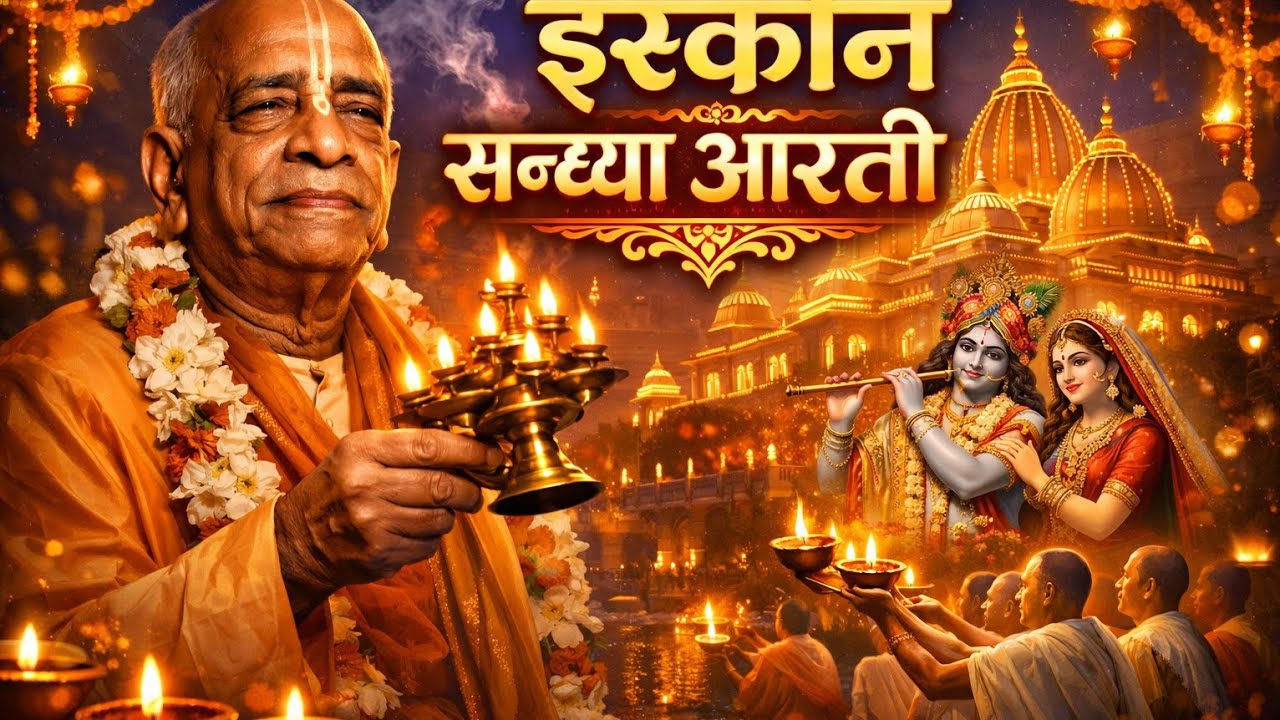 Tridandi Prabhupada Das is live!इस्कोन सन्ध्या आरती | मन आनन्द बनाउने दिव्य आरती | 