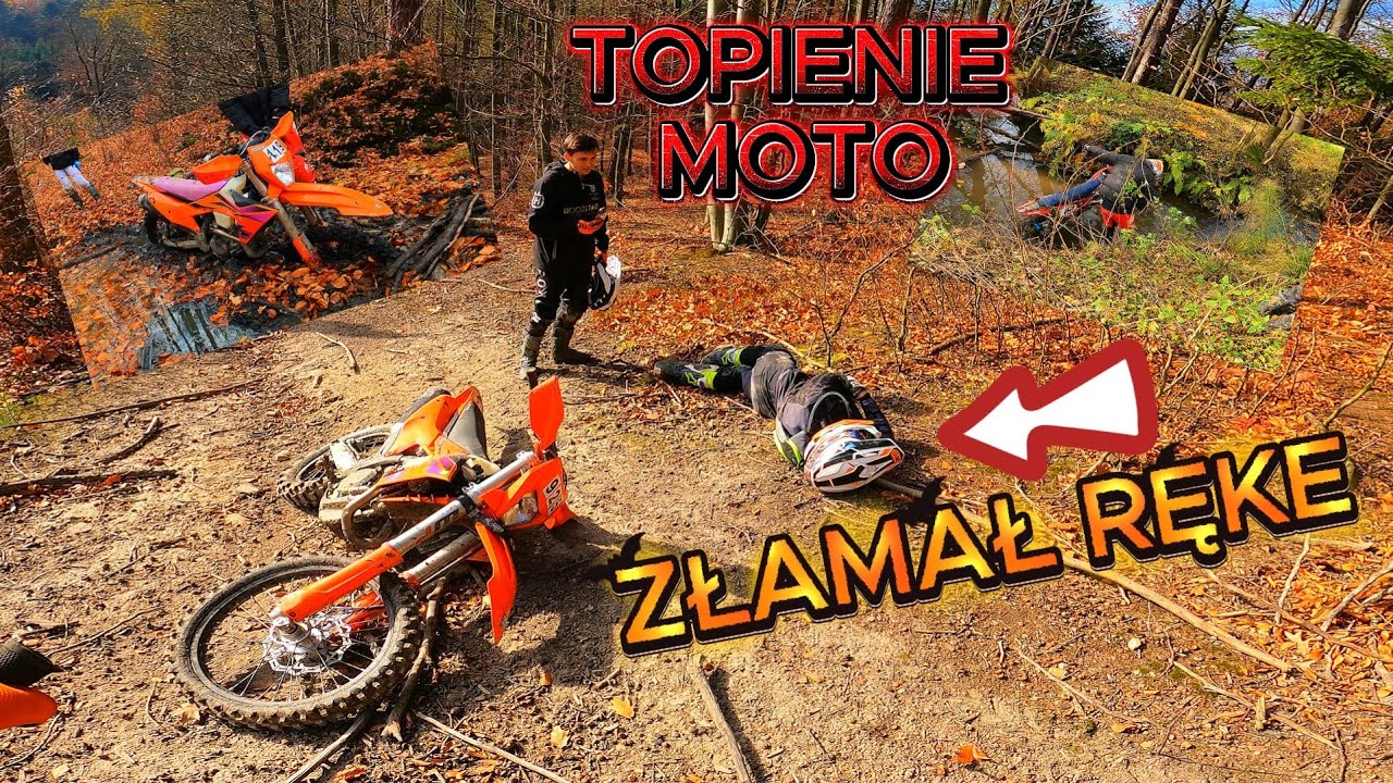 ZŁAMAŁ RĘKĘ | TEST KTM SX 125 | PIERWSZY RAZ NA 2T W LESIE 