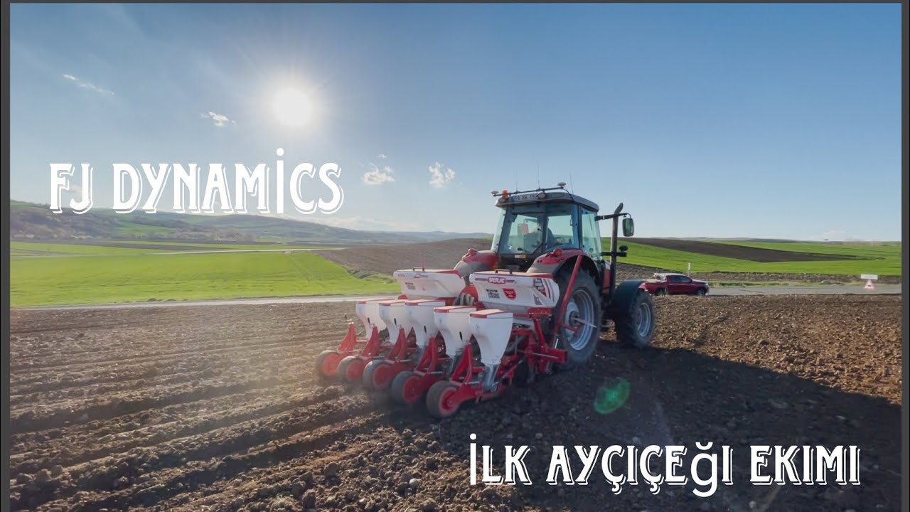 FJ DYNAMİCS Uydu Sistemi İlk Ayçiçeği Ekimi ! | Massey Ferguson 5455 - Şakalak