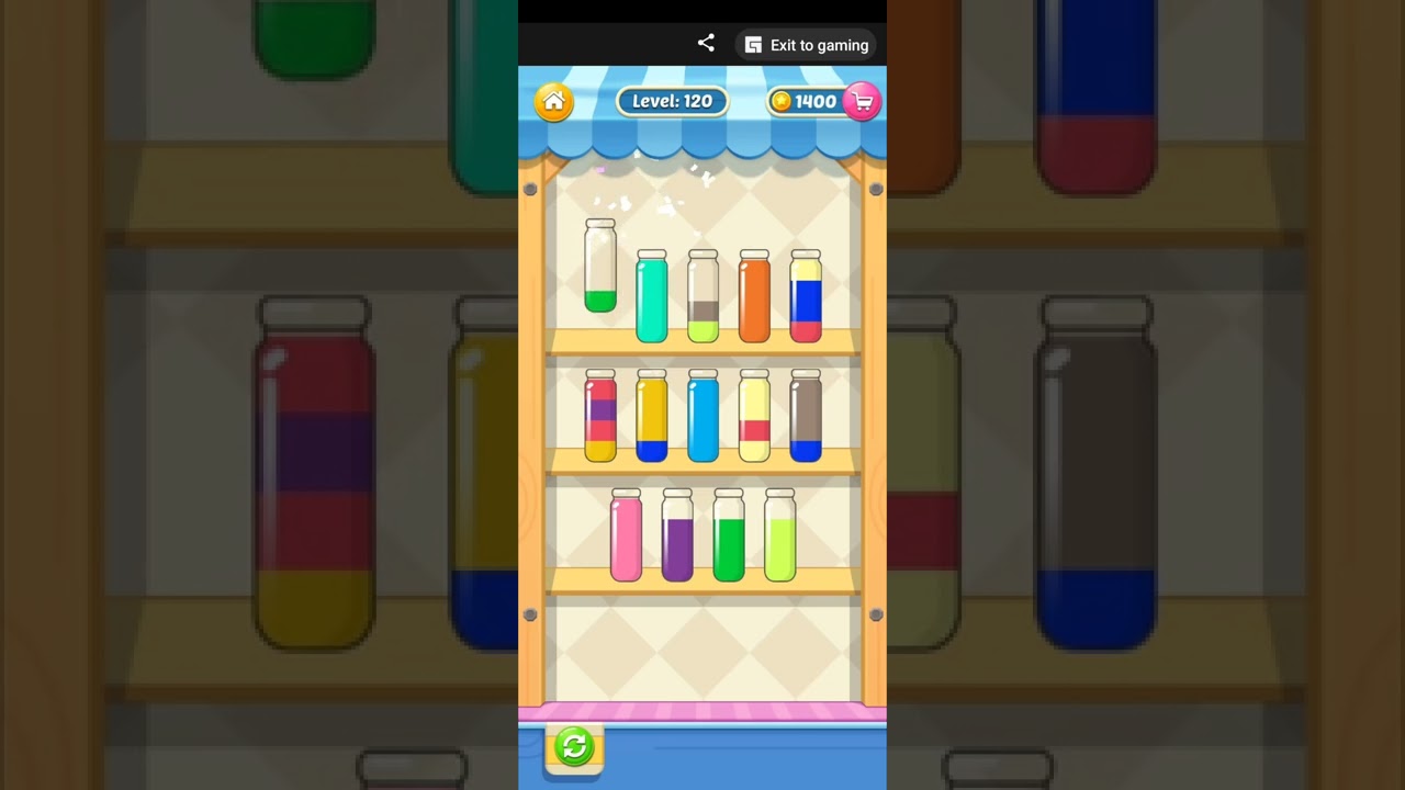 Water Sort Puzzle - Level 120 - SOLVED!! - Facebook Game