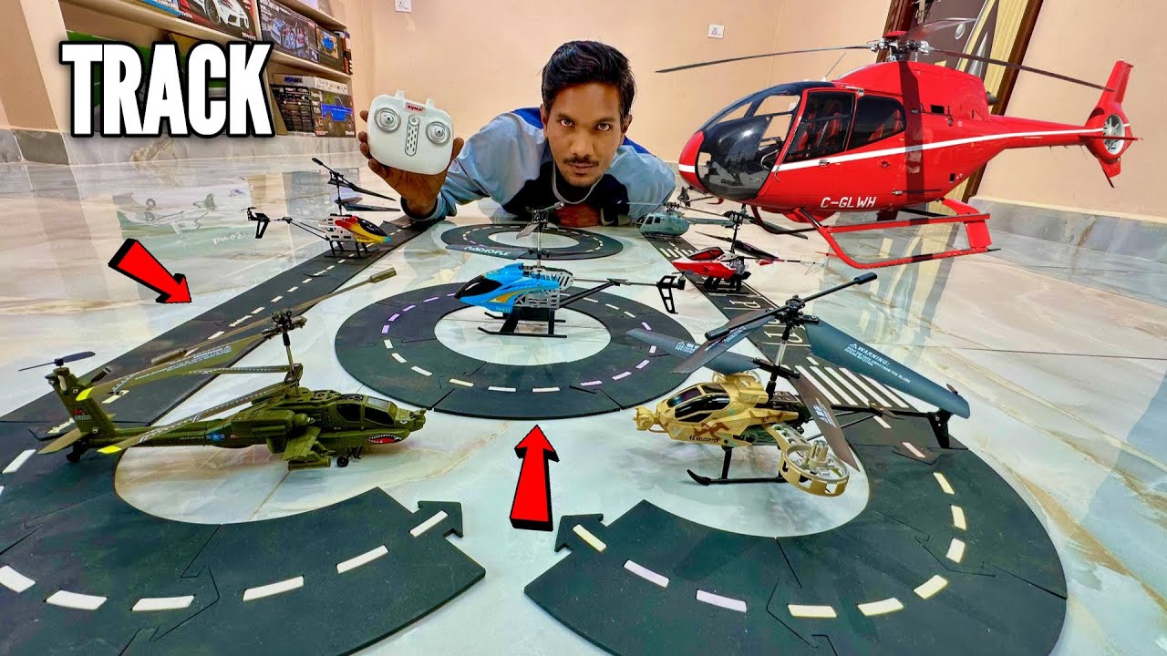 RC Expert Helicopter Track Test - Chatpat toy TV