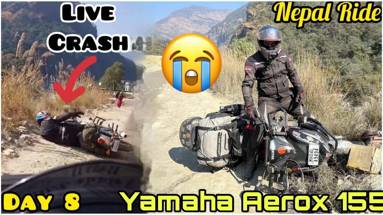 Nepal Me Live Crash Hogaya | International Ride #nepal #touringlife