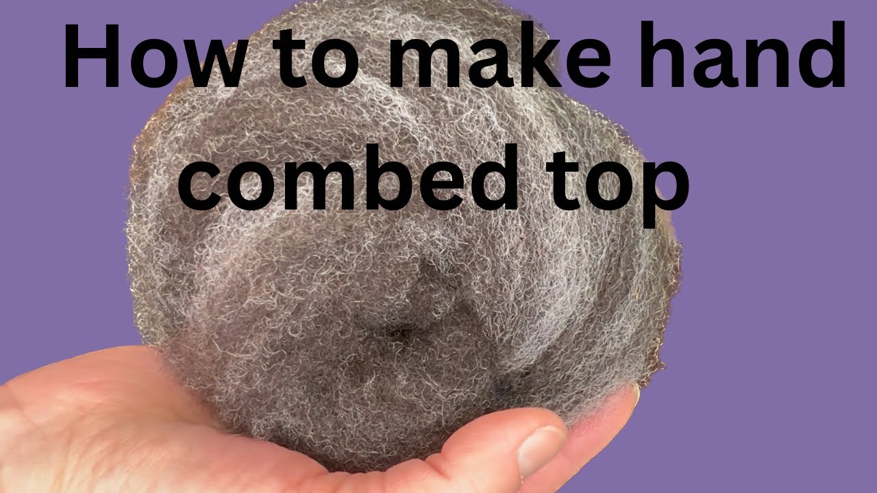 How to Diz combed top off of a hackle