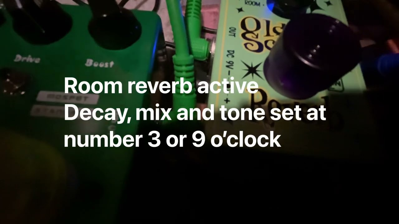 Caline old school reverb pedal review