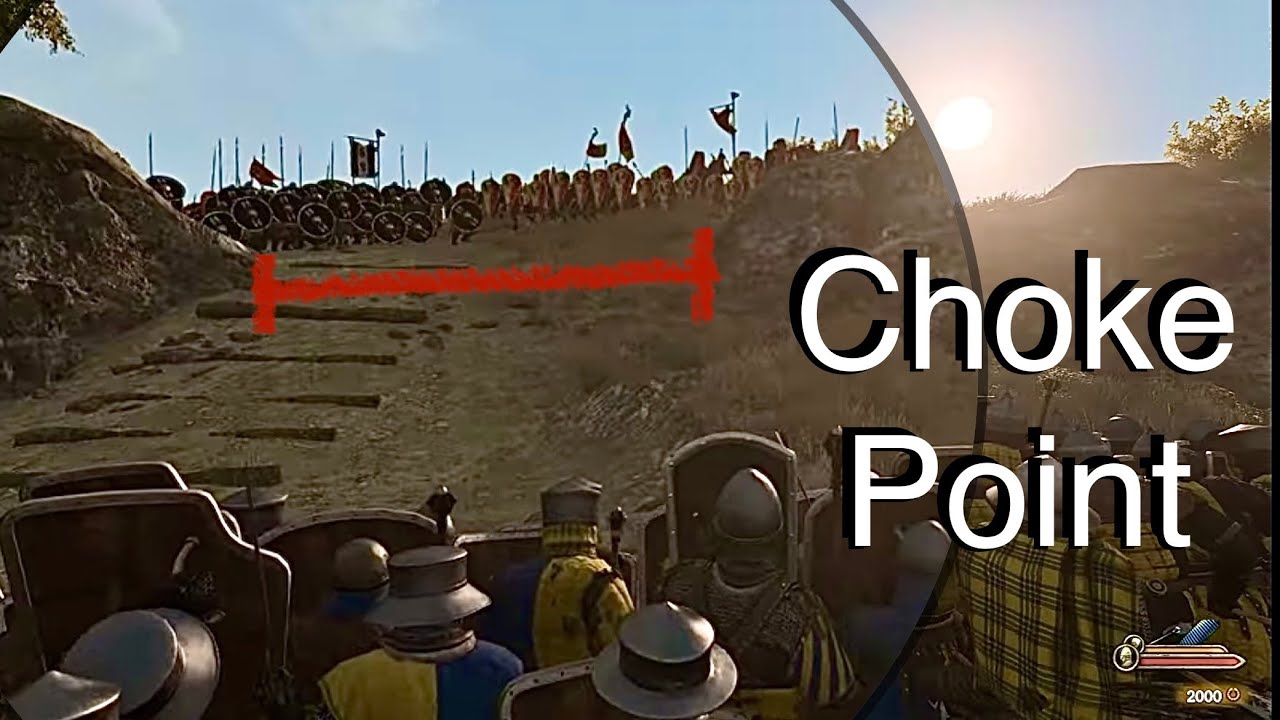 Fighting Against An UPHILL CHOKE POINT With Heavy Infantry