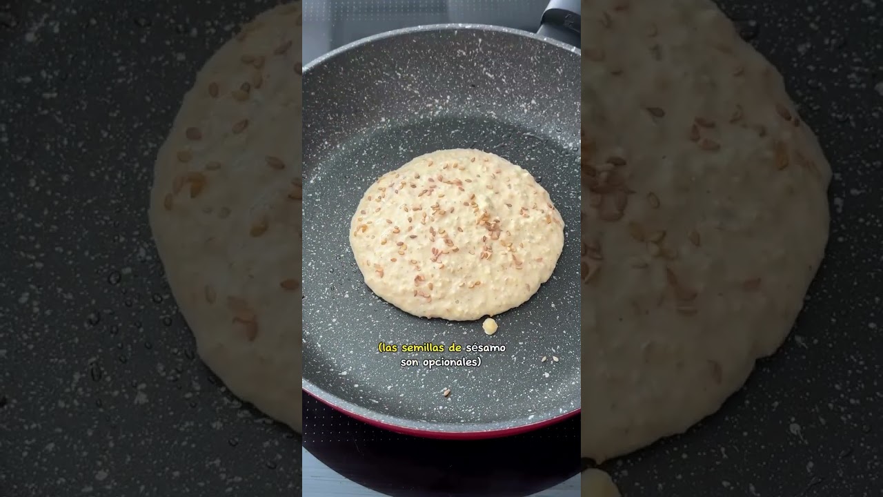 PAN DE AVENA en sart&eacute;n #shorts