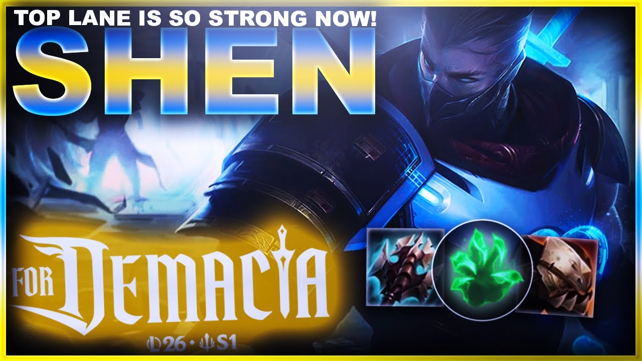 TOP LANE IS SO STRONG! SHEN! | League of Legends