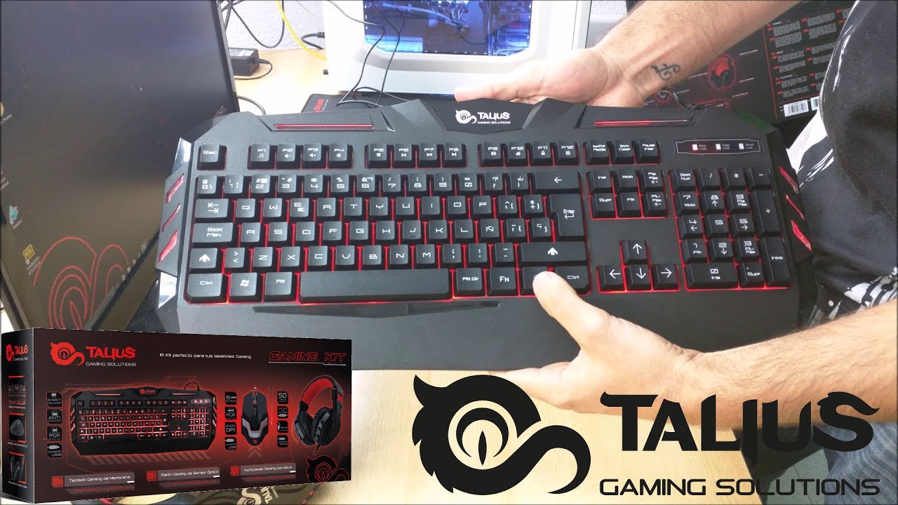 Unboxing Oficial Talius Gaming Kit (teclado, ratón y auriculares gaming)