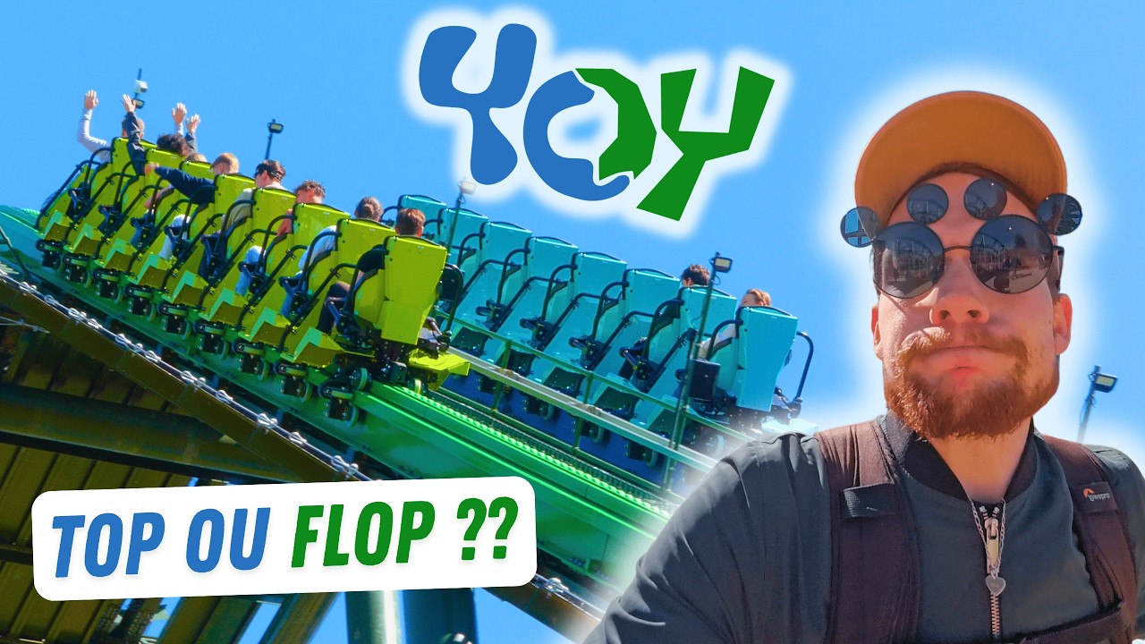 🎢YOY le roller coaster UNIQUE EN EUROPE de Walibi Holland (c'est compliqué...)