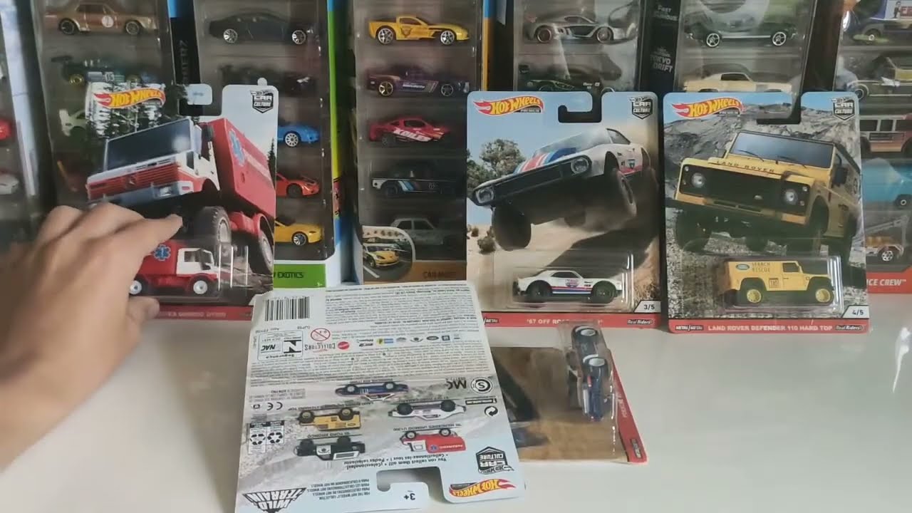 HotWheels PREMIUM set Real Riders Car Culture WILD TERRAIN review porsche 959 67 camaro mercedes