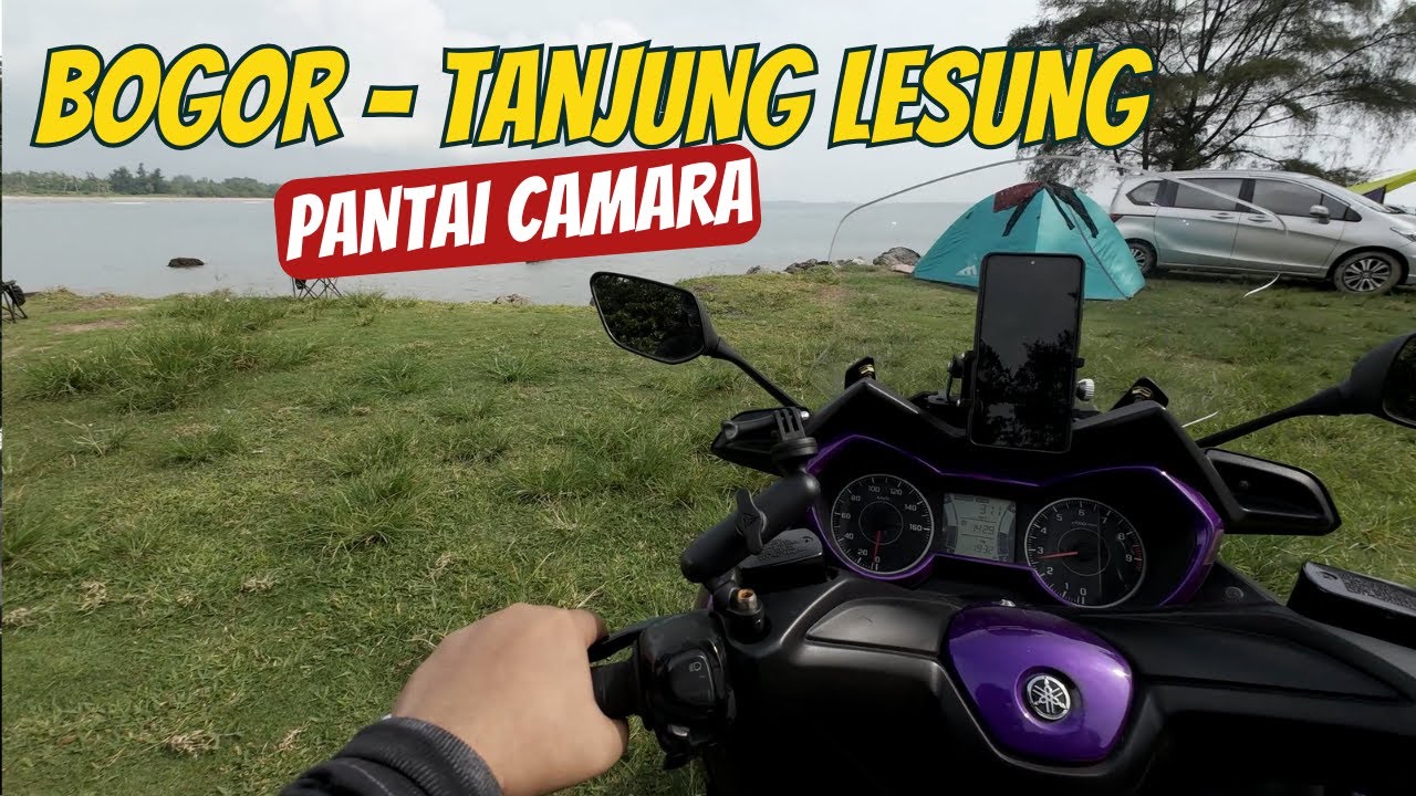 MOTOVLOG | BOGOR - TANJUNG LESUNG | PANTAI BUGEL CAMARA VIA JASINGA | XMAX