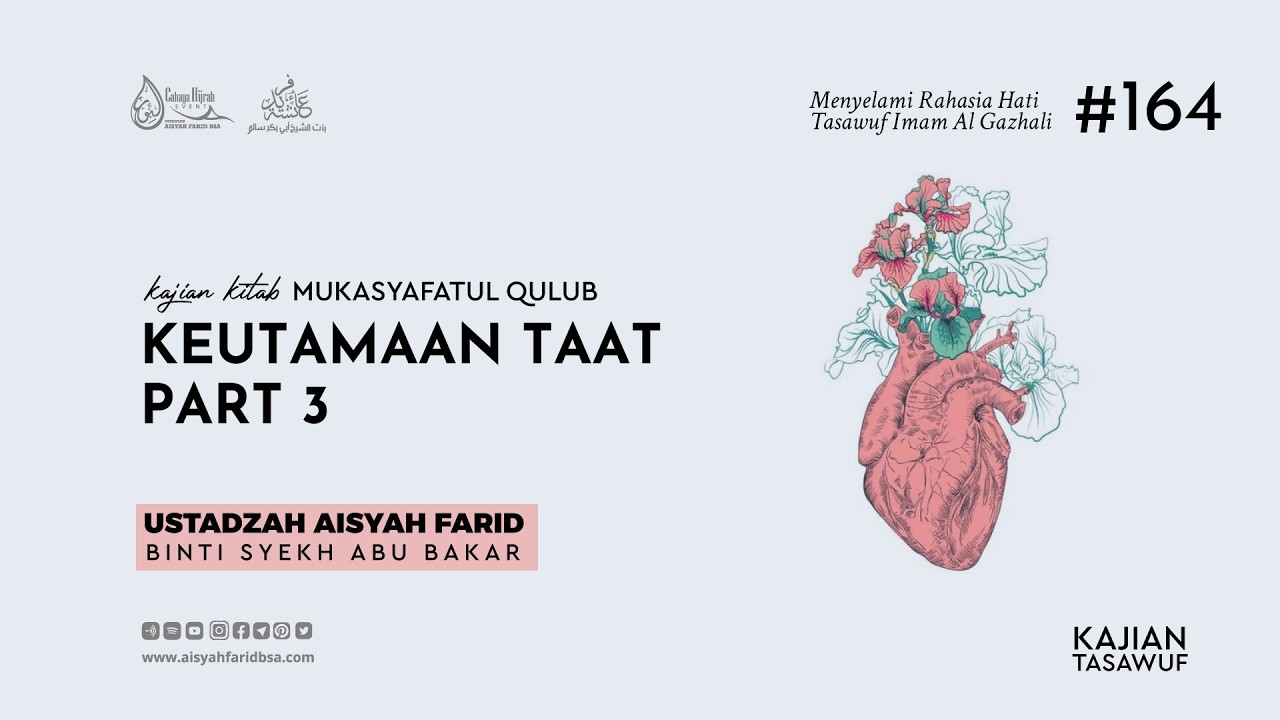 Pembacaan Hadroh Basaudan & Kajian Mukasyafatul Qulub | Ustadzah Aisyah Farid