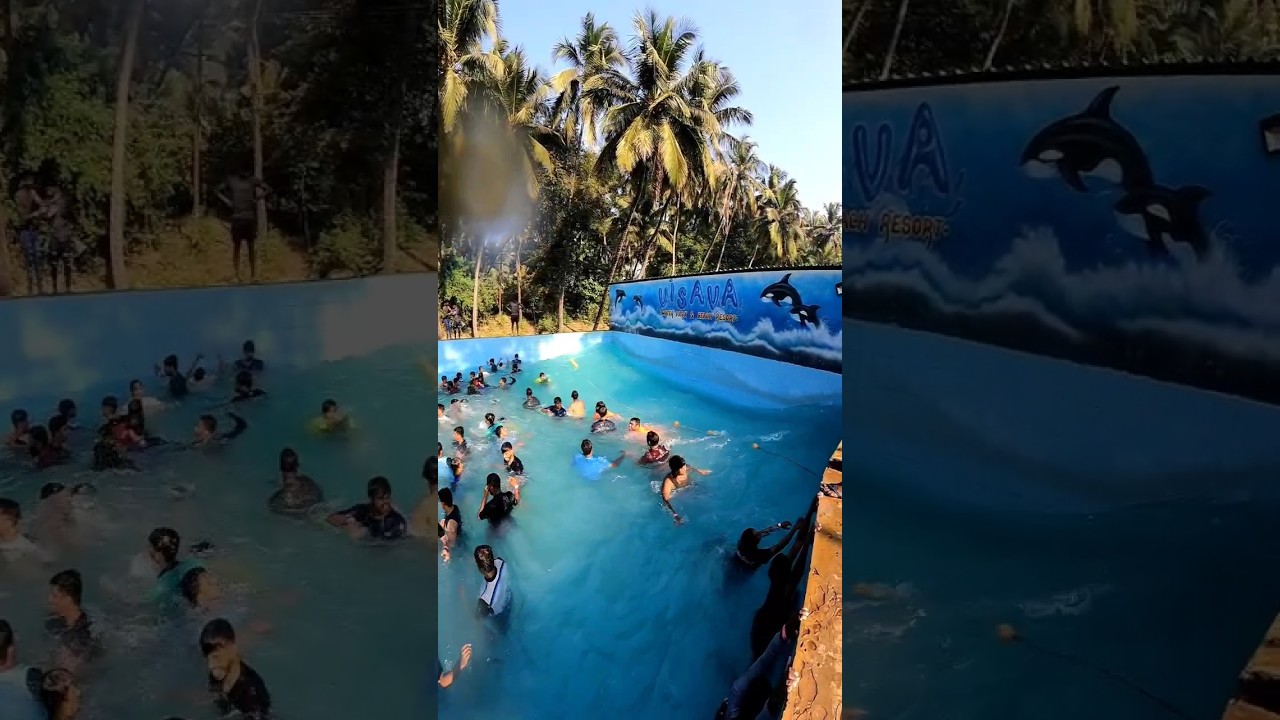 Visava Resort #virar #resort #wavepool #2023 #youtubeshorts #slides #funday