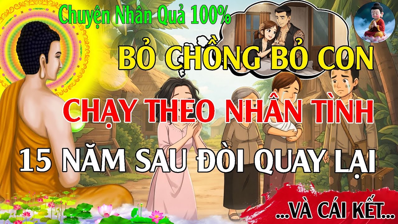 Chuyện Nhân Quả: Chồng Đi XUẤT KHẨU Vợ Bỏ Con, Lấy Hết Tiền Đi Theo Nhân Tình, Và Cái Kết 15 Năm Sau