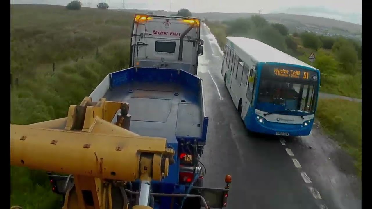 Crynant Plant & Construction Ltd Taking The Last Of The Heavy Plant From Ffos-Y-Fran Coal Mine