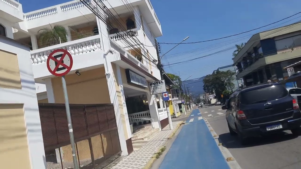 Pedalando pelo Centro de Ubatuba SP