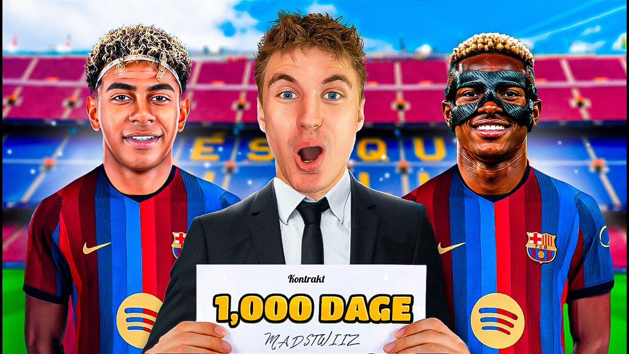 Jeg er Tr&aelig;ner for FC BARCELONA i 1,000 dage! 🔵🔴