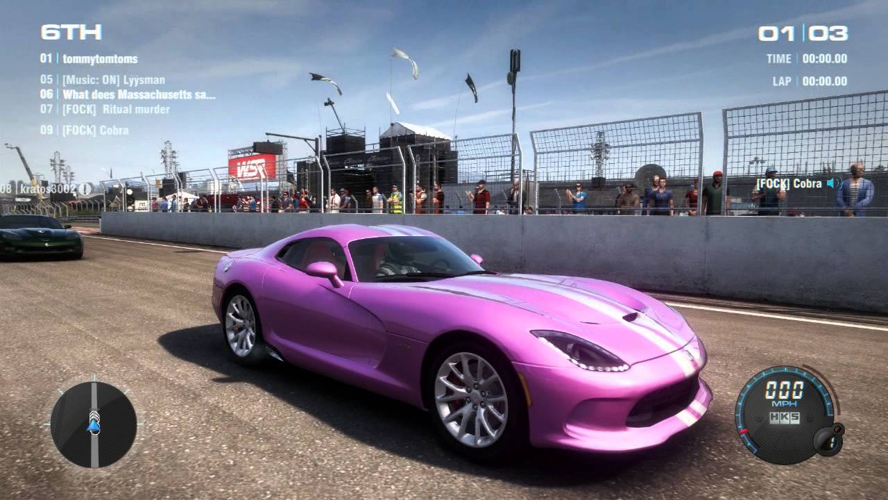 GRID 2 PC Multiplayer: Tier 3 Upgraded SRT Viper GTS with Lvl 3 Engine Upgrade (Best Setup)