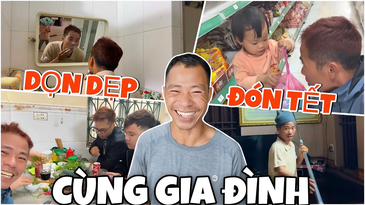 PHC/Một Ngày Dọn Dẹp Đón Tết Cùng Gia Đình#phc #teamphd.