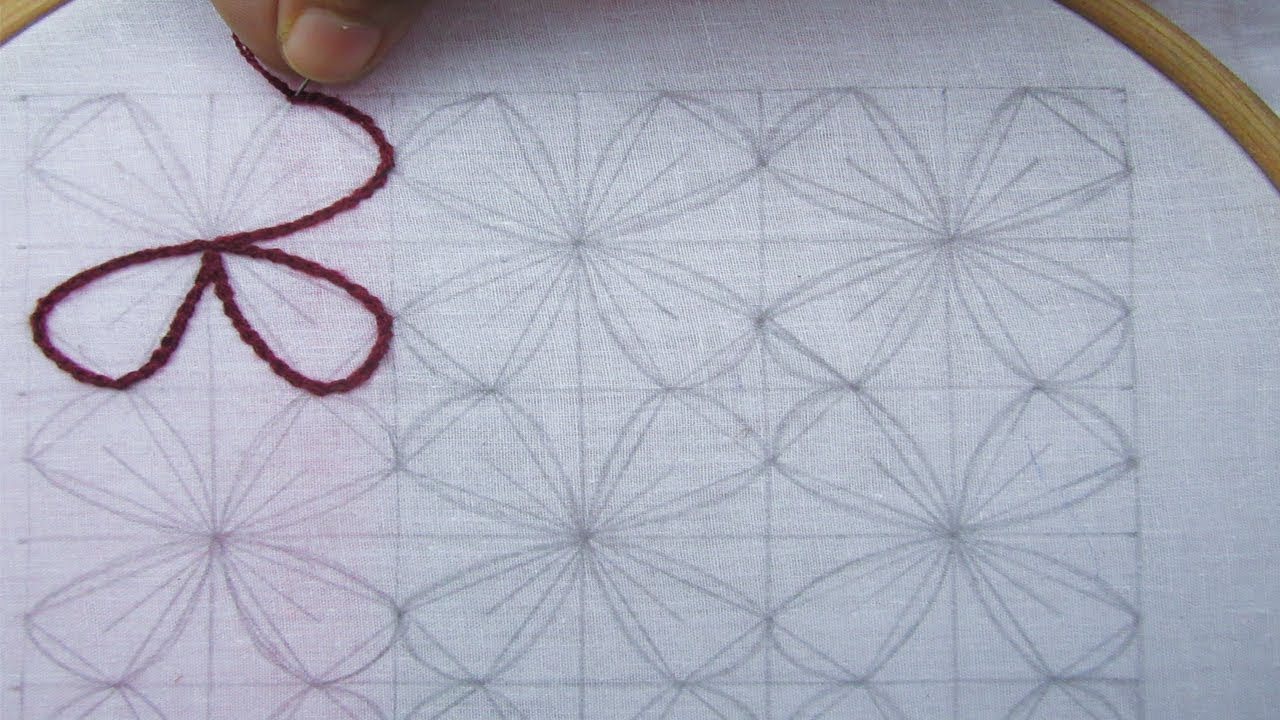 Hand Embroidery, Nakshi Kantha Design Tutorial, নকশী কাথা সেলাই, নকশী কাথার ডিজাইন, Crafts & Embroid