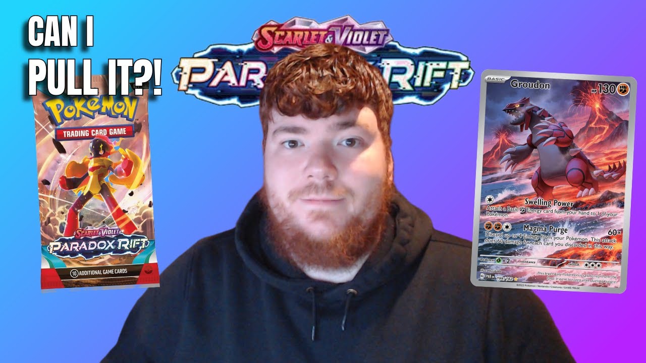 Will I Pull Groudon Illustration Rare? 7 Packs Only | Paradox Rift