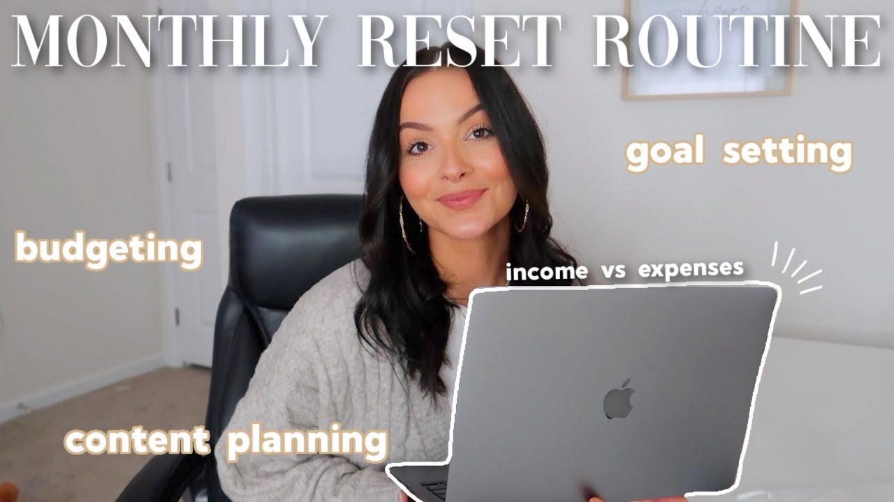 MARCH RESET ROUTINE: finances, goal setting, content planning & more!