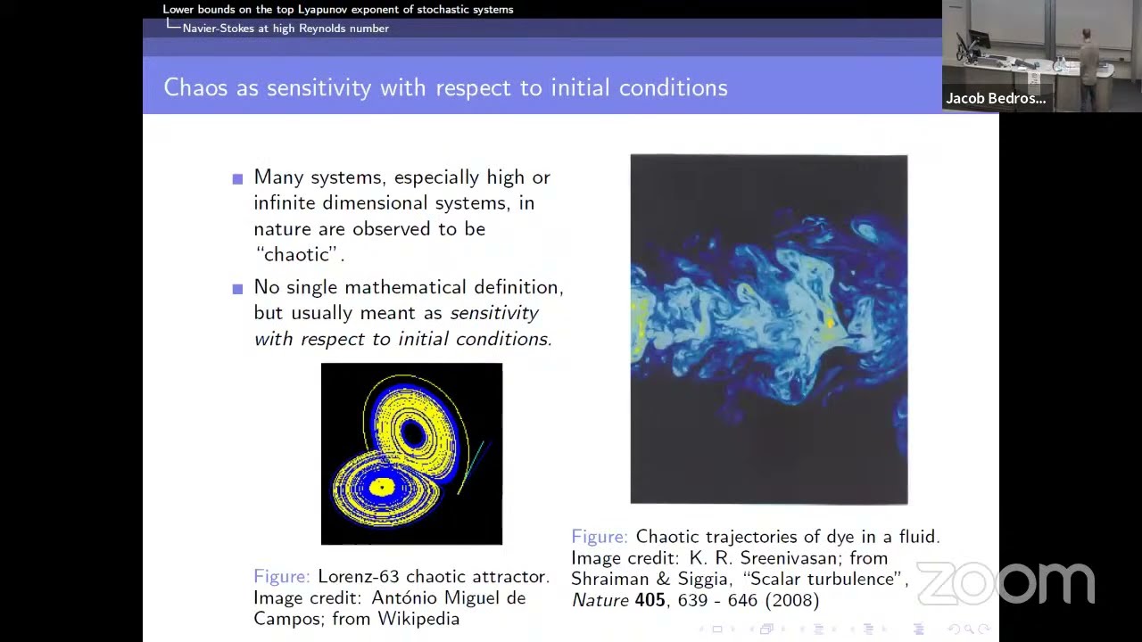 Jacob Bedrossian: Lower bounds on the top Lyapunov exponent of stochastic systems