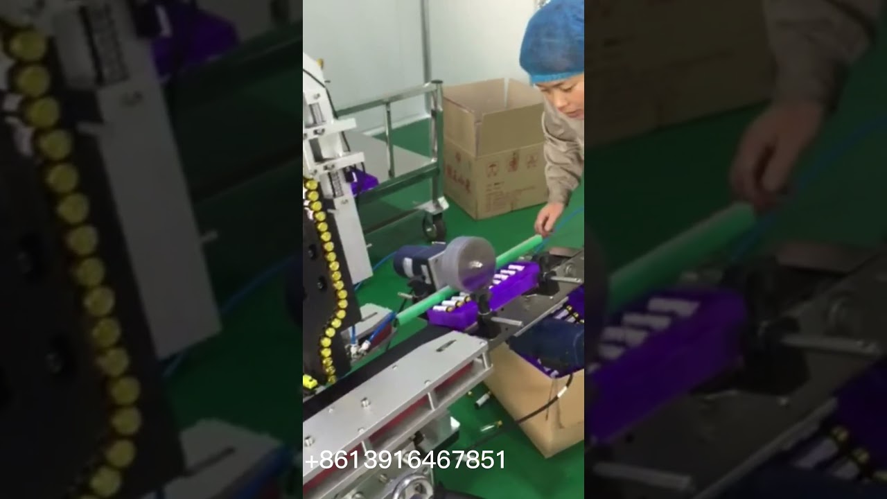 MPC-400 High speed automatic horizontal type vial bottle sticker labeling machine