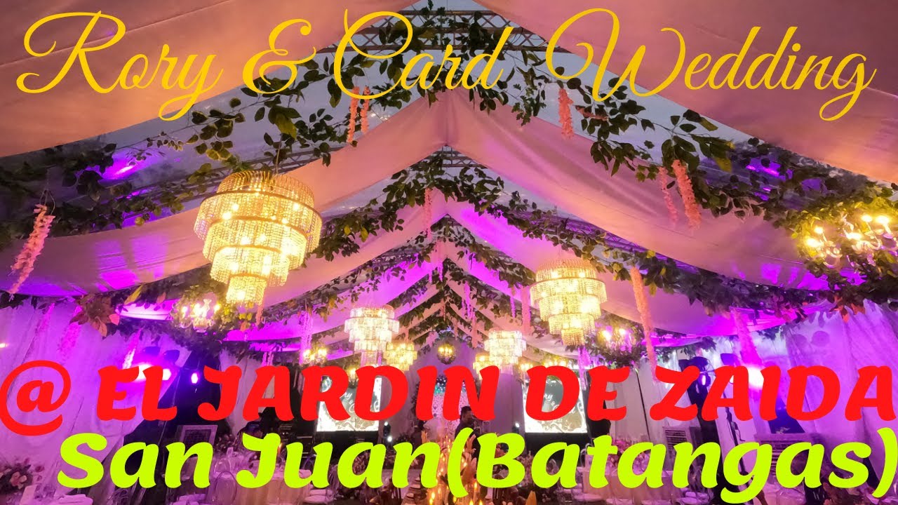 Rory & Card Wedding @ EL JARDIN DE ZAIDA, San Juan(Batangas)