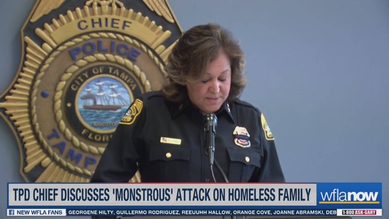 Suspect in 'monstrous' attack on sleeping family showed signs of paranoia, Tampa police chief says