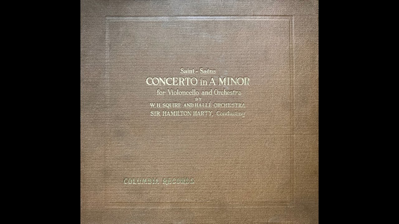 Saint Saëns CONCERTO Op. 33 (sp,78rpm)