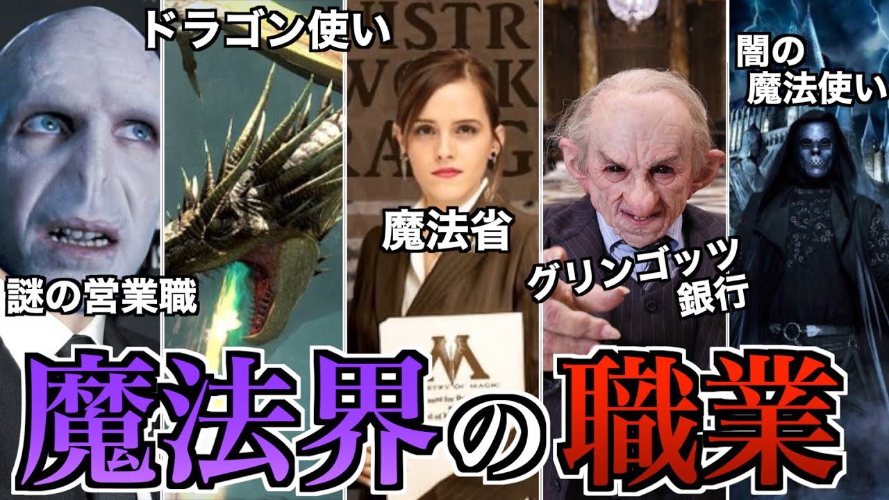 【エリートからチンピラまで】魔法界の癖の強い様々な職業10種を徹底解説！