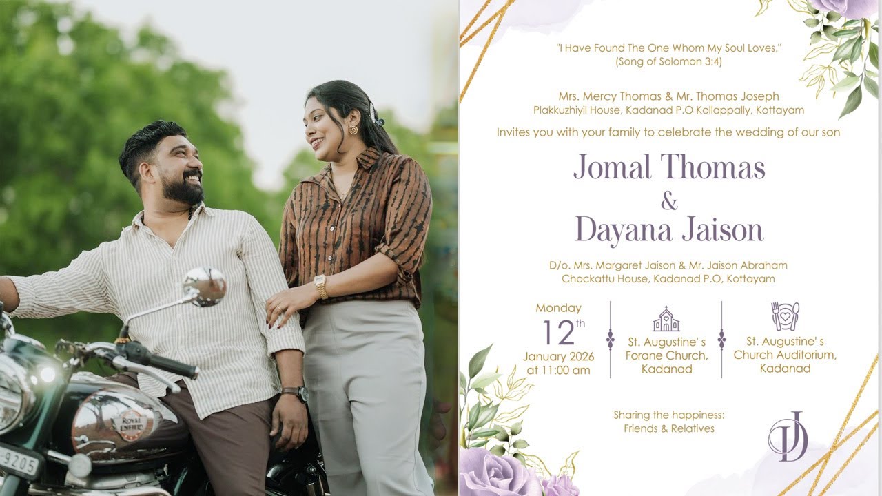 Livestreaming -  Wedding Ceremony of Jomal & Dayana