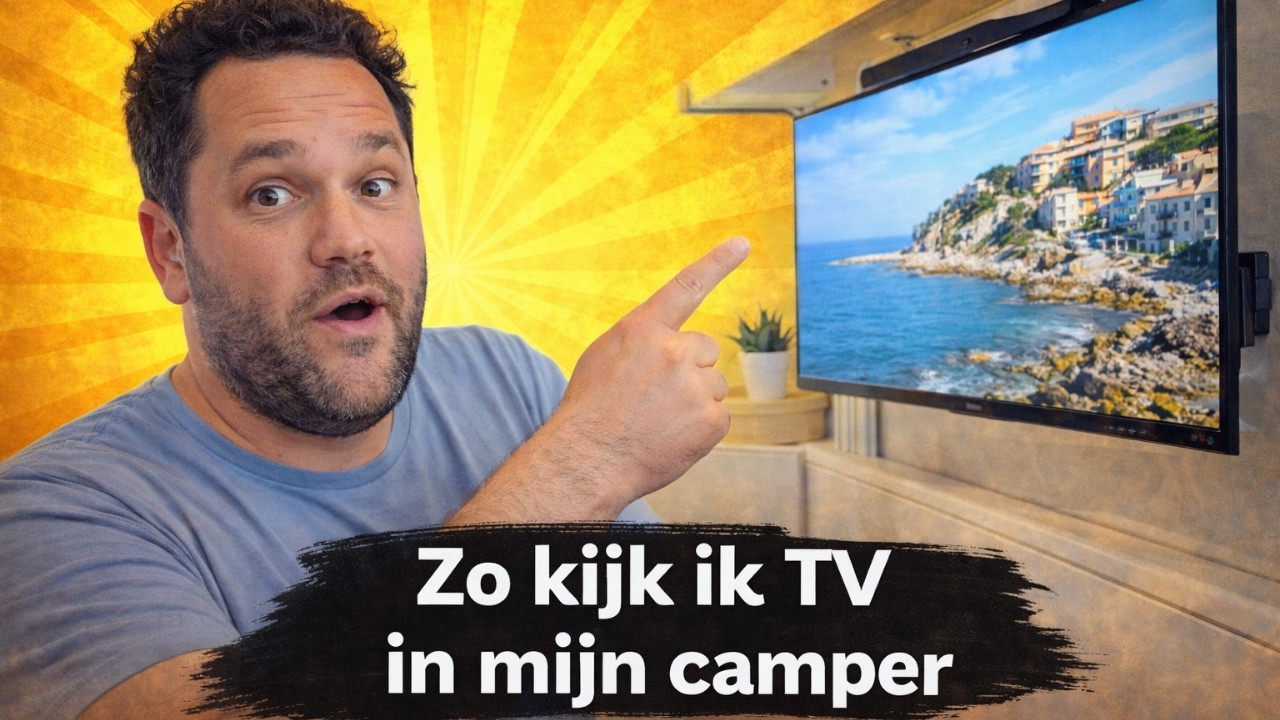 Dag 67 | Televisie kijken in een camper: zo heb ik het opgelost