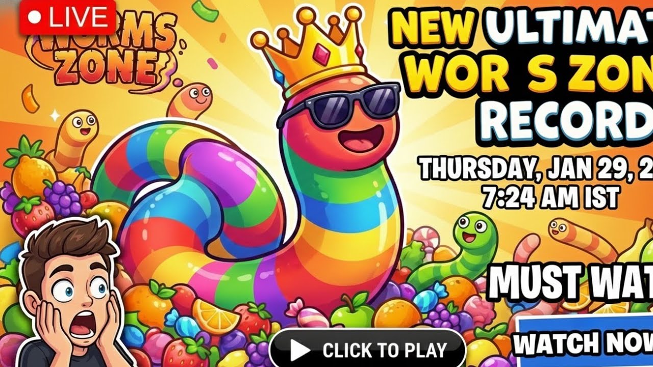 @OP_GAMER is live #gaming #live #wormszone.io #livegaming