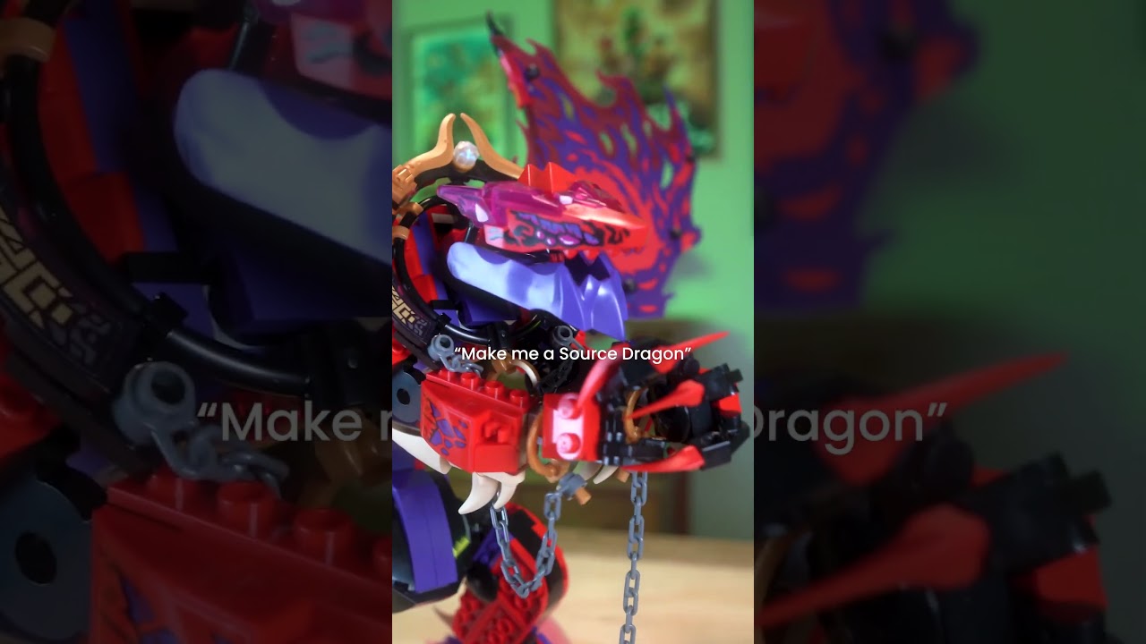 Thunderfang meets the Source Dragons #lego #ninjago #thunderfang #legoninjago