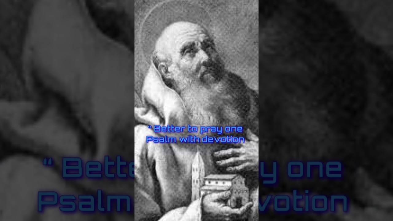 Quote From St. Romuald Of Ravenna/Music by Denis Gonsalves, Vamanjoor.