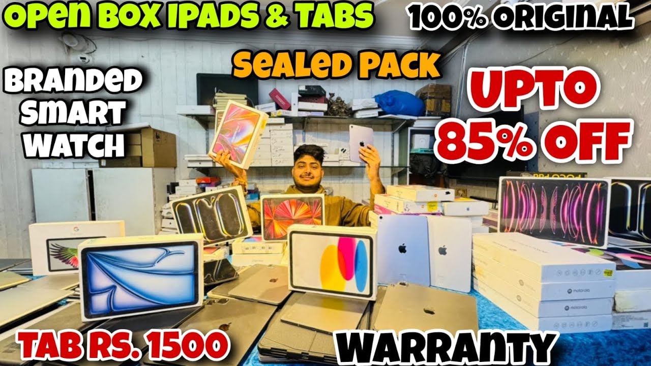 Open Box Ipads & Tabs | Upto 85% OFF | 100% Original | Tab Rs. 1500 | Warranty | Capital Darshan