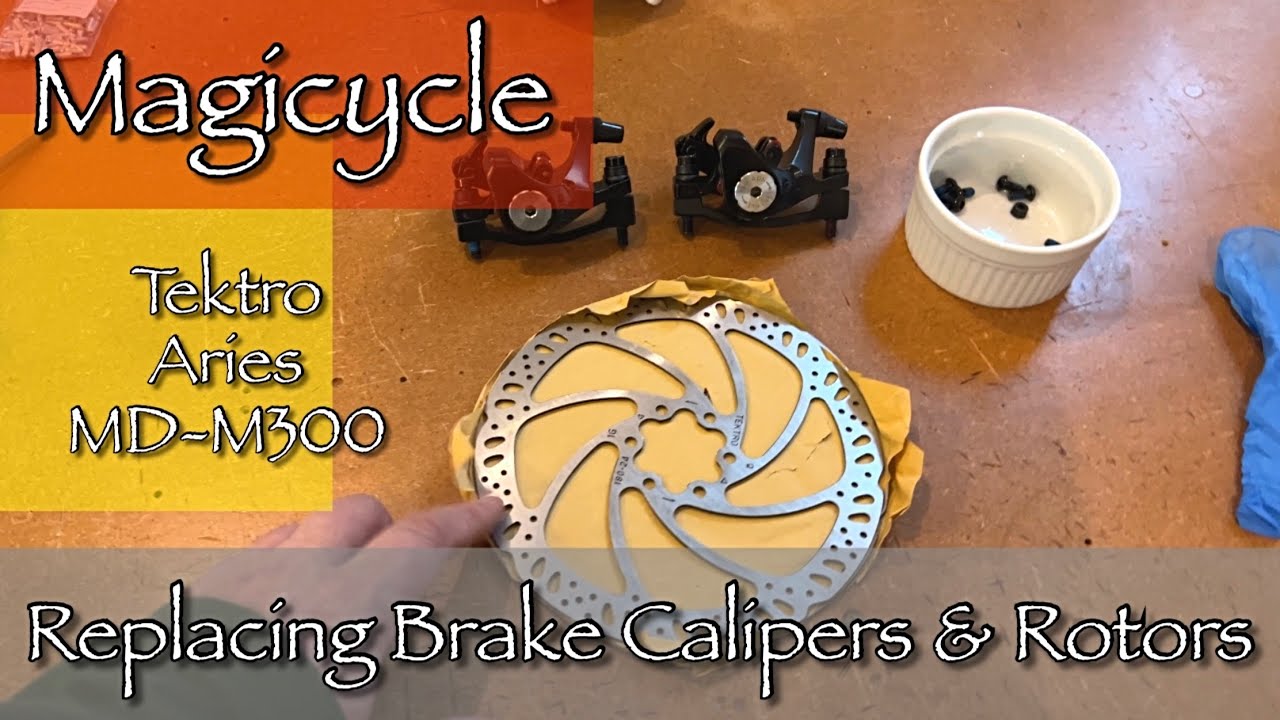Brake Caliper and Rotor Replacement for Magicycle - Tinkering Turtle